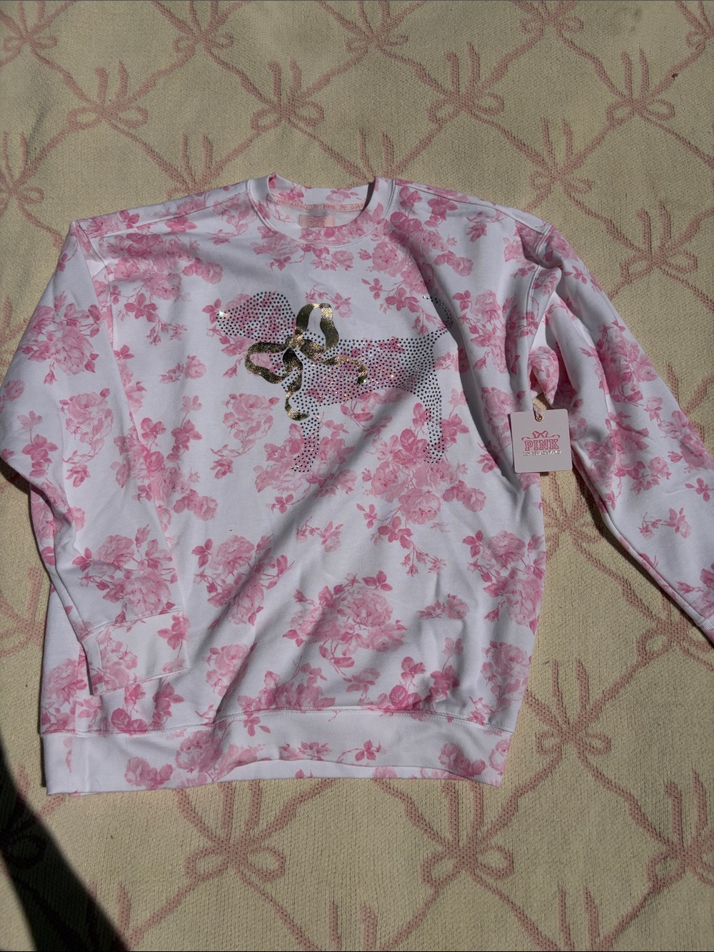 NWT Pink x Love Shack Fancy Sweatshirt
